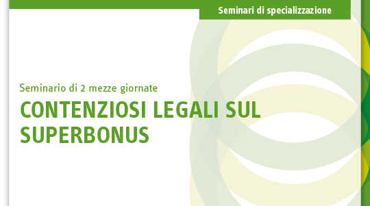 Immagine Contenziosi legali sul superbonus | Euroconference